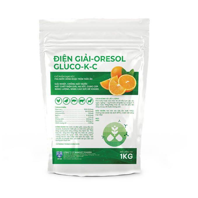 ĐIỆN GIẢI ORESOL GLUCO KC
